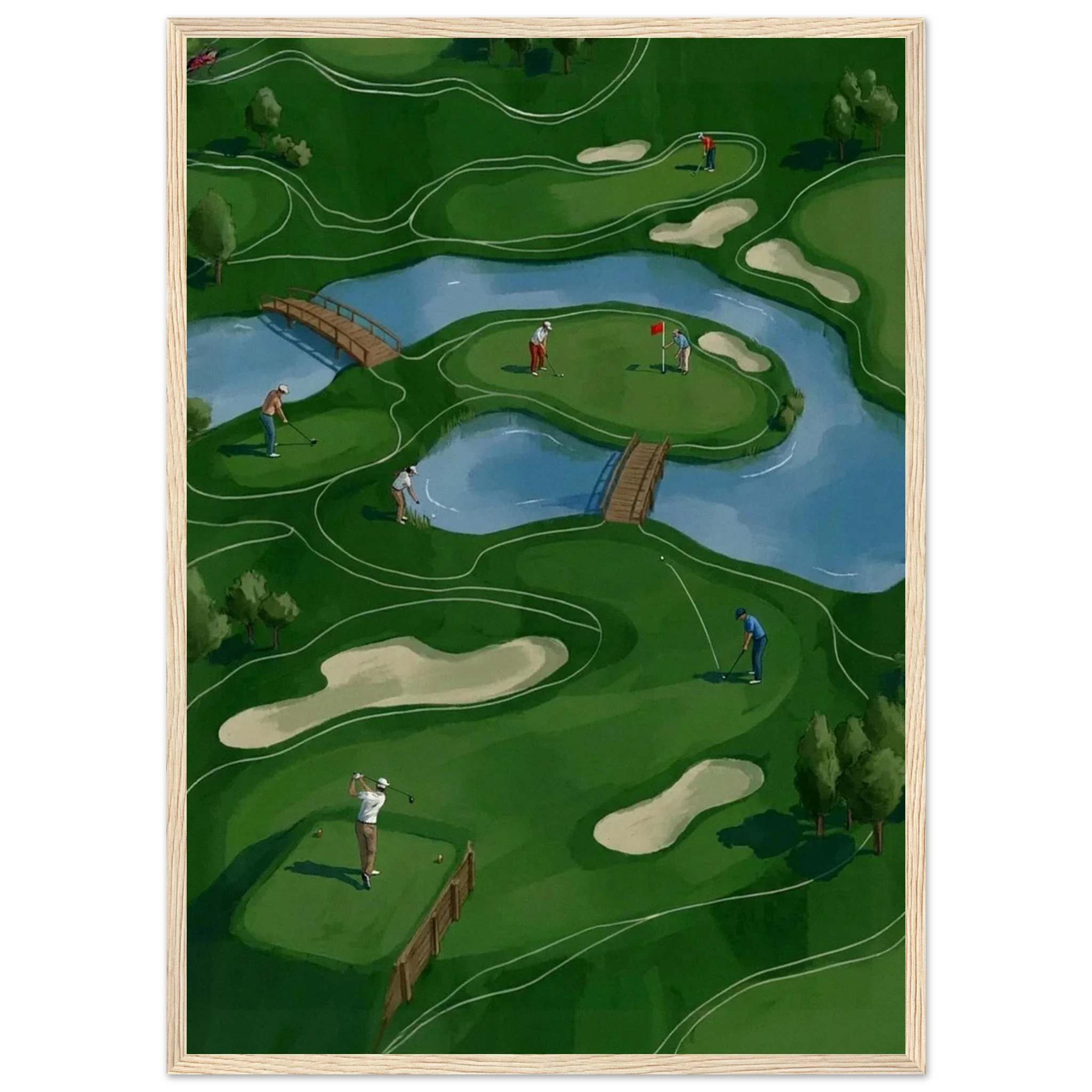 Golf posters - Framed